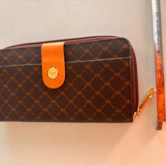 Rioni Brown and Orange Crossbody Bag with matching wallet - Picture 14 of 16